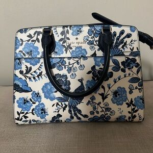 Like Brand new!!  Kate Spade Madison Peacock Floral Medium Satchel